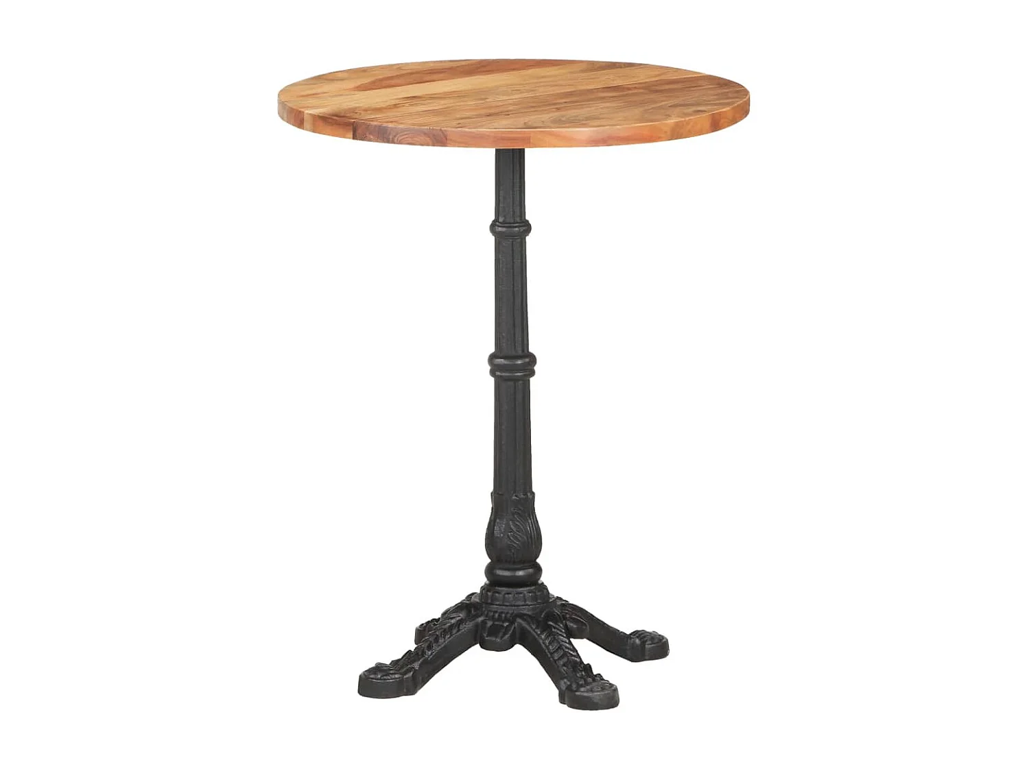 Table de bistro Ø60x76 cm Bois d'acacia massif