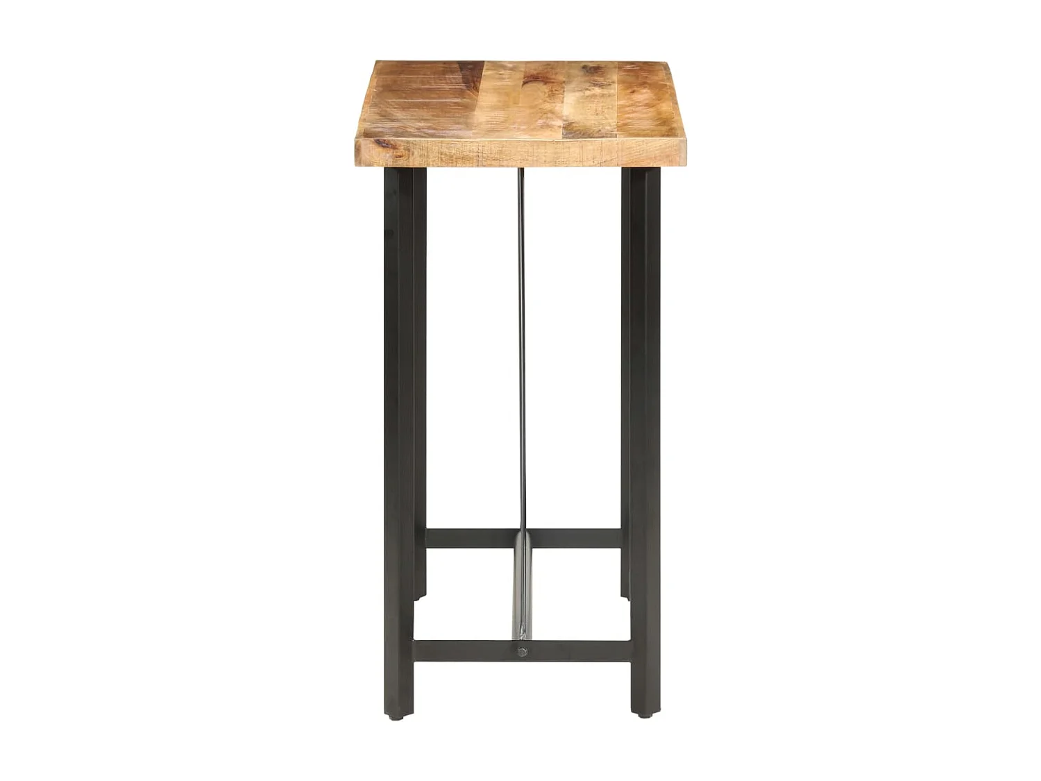 Table de bar 120x58x107 cm Bois de manguier brut