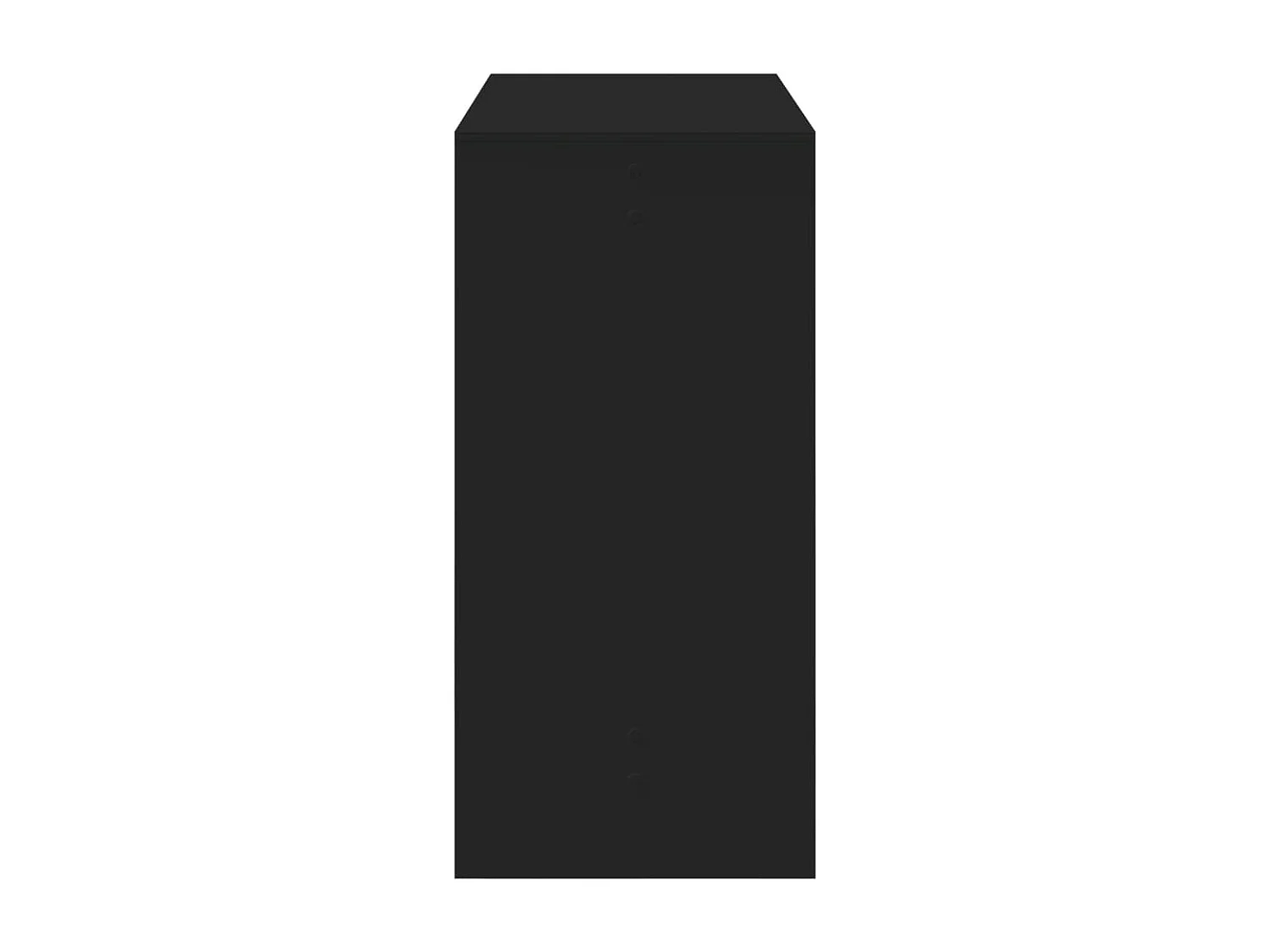 Table de bar noir 102x50x103,5 cm bois d'ingénierie