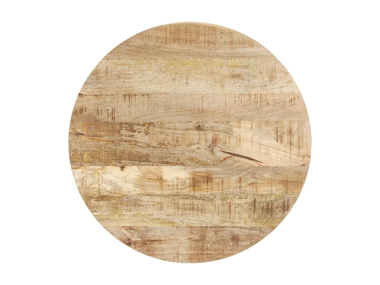 Table de bistro Ø60x76 cm Bois de manguier brut