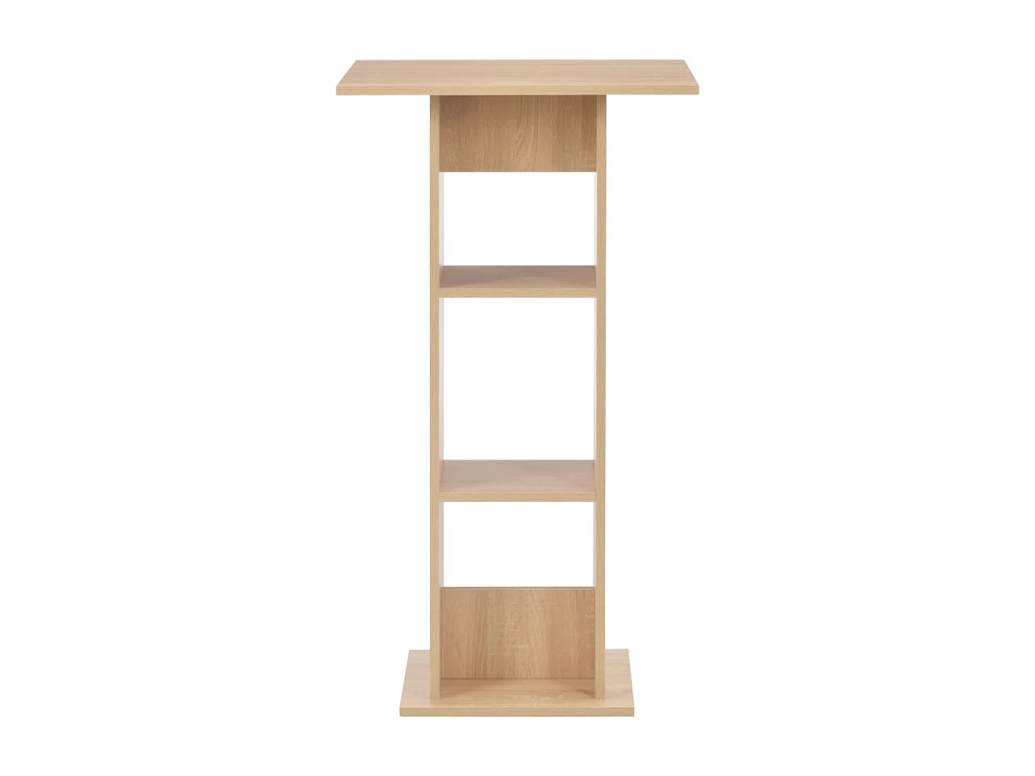 Bartafel 60x60x110 cm eikenkleurig