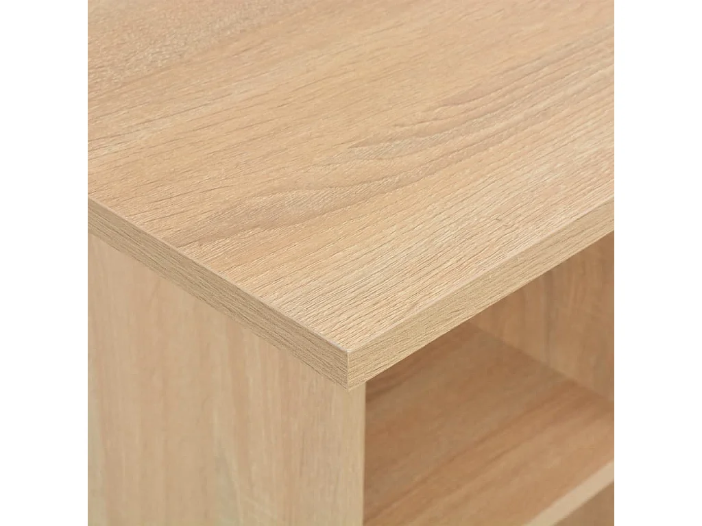 Bartafel 60x60x110 cm eikenkleurig