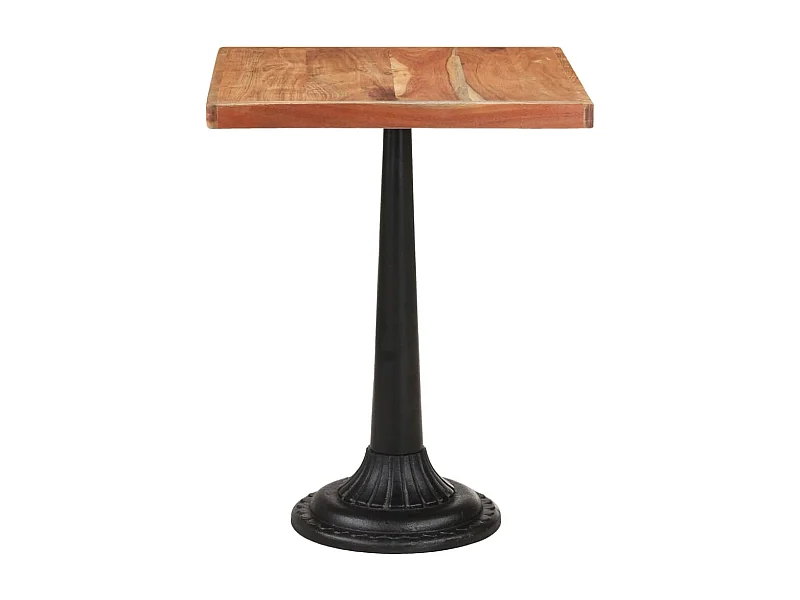 Table de bistro 60x60x76 cm Bois d'acacia massif