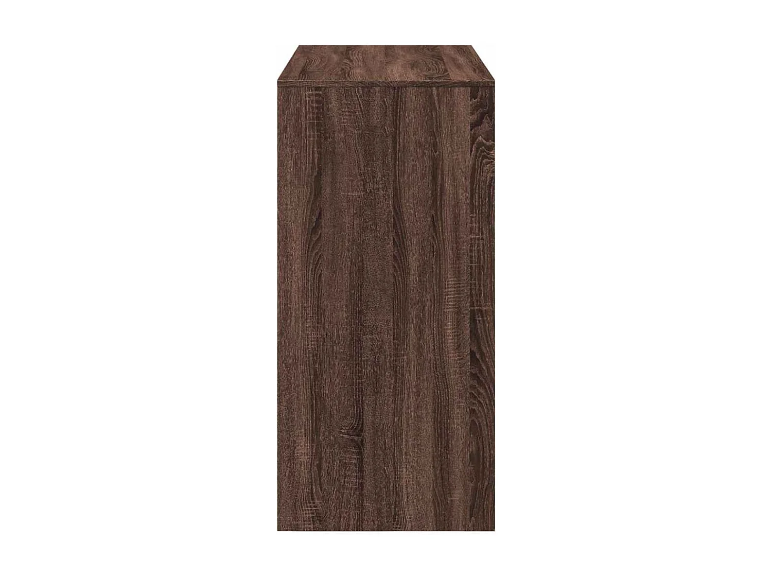 Table de bar chêne marron 102x50x103,5 cm bois d'ingénierie