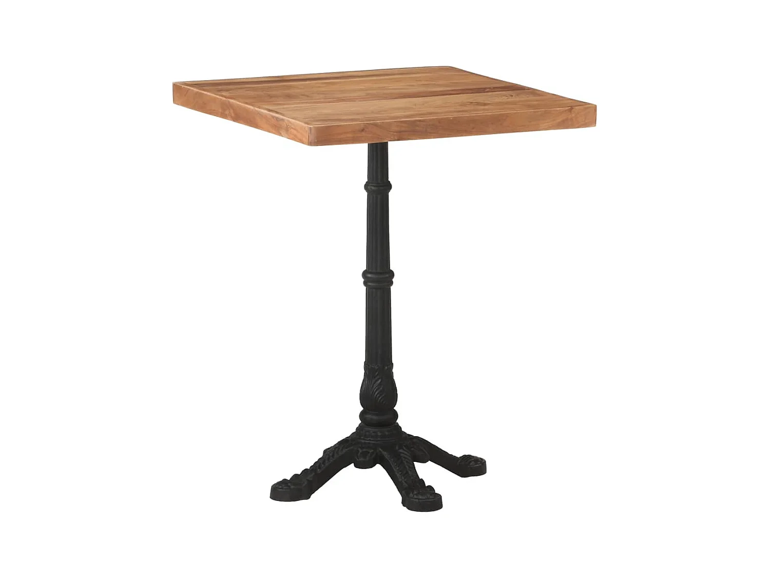 Table de bistro 60x60x76 cm Bois d'acacia massif