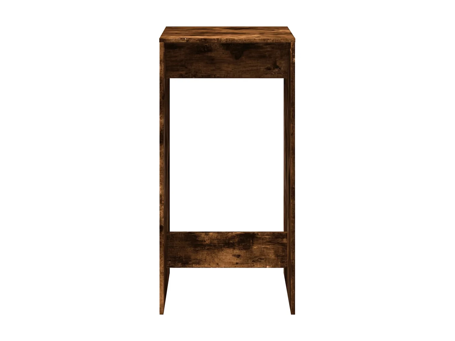 Table de bar chêne fumé 51x50x103,5 cm bois d'ingénierie