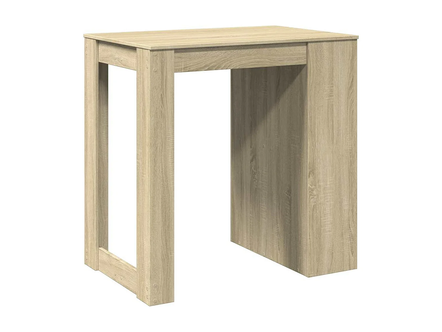 Mesa alta de bar madera ingeniería roble Sonoma 102x70x103,5 cm
