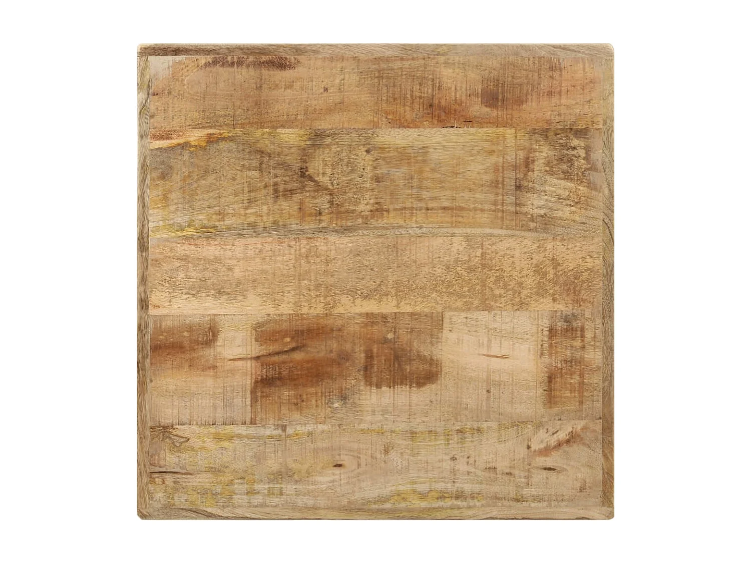 Table de bistro 60x60x77 cm Bois de manguier brut