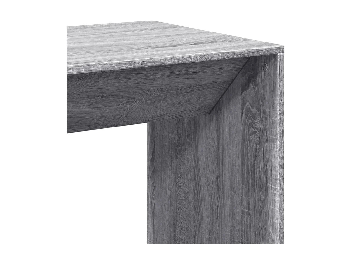 Mesa alta de bar madera ingeniería gris Sonoma 51x50x103,5 cm