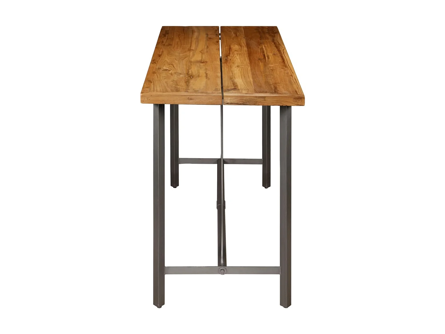 Table de bar Teck recyclé massif 150 x 70 x 106 cm