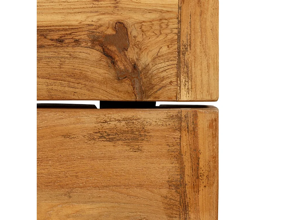 Table de bar Teck recyclé massif 150 x 70 x 106 cm