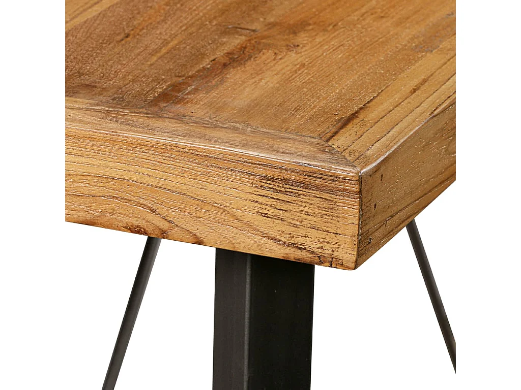 Table de bar Teck recyclé massif 150 x 70 x 106 cm