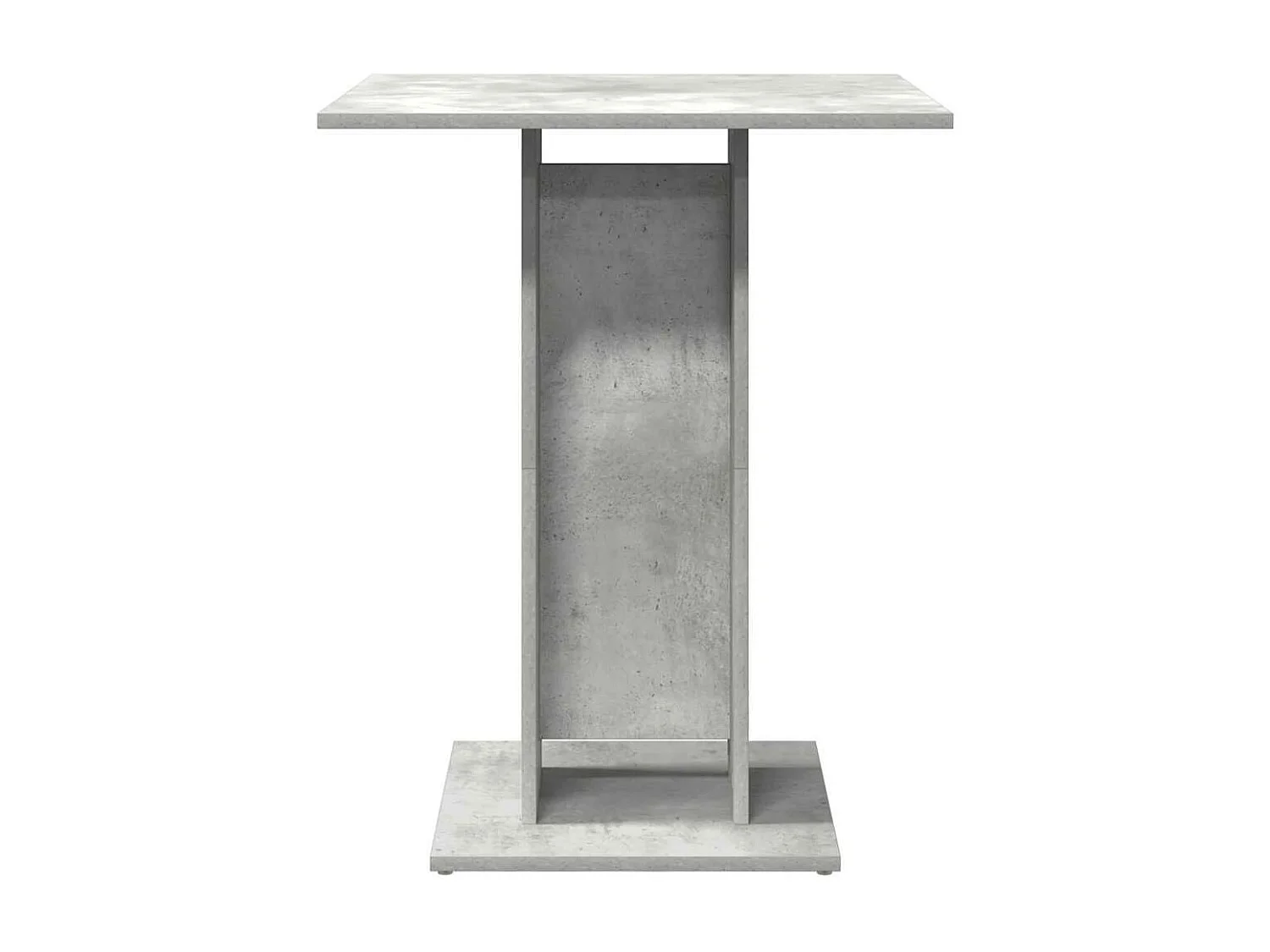 Table de bistro Gris béton 60x60x75 cm Aggloméré
