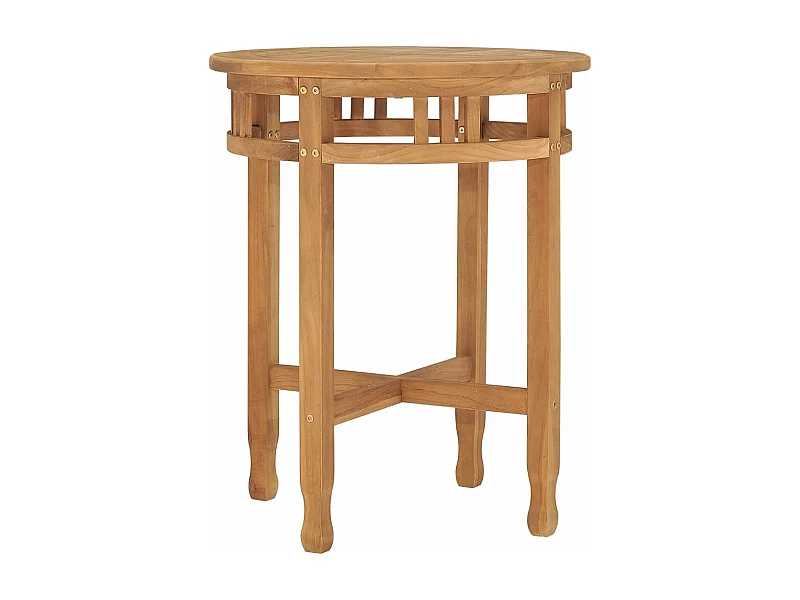 Table de bistro Ø60x60 cm Bois de teck solide