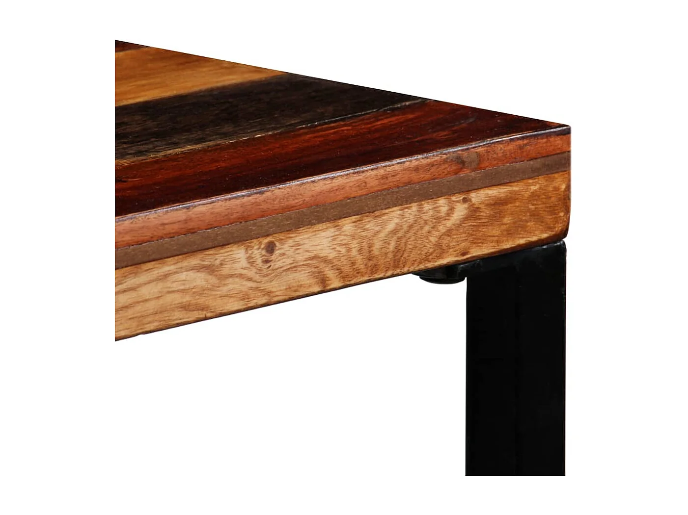 Table de bar Bois recyclé solide 120 x 60 x 106 cm