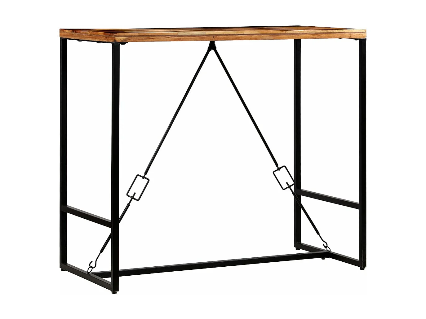 Table de bar Bois recyclé solide 120 x 60 x 106 cm