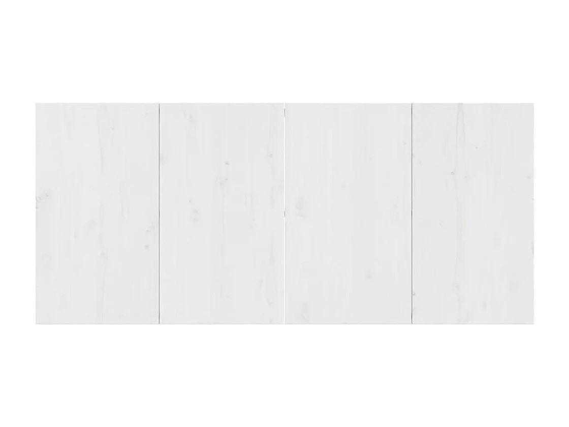 Bartafel 180x80x110 cm massief grenenhout wit