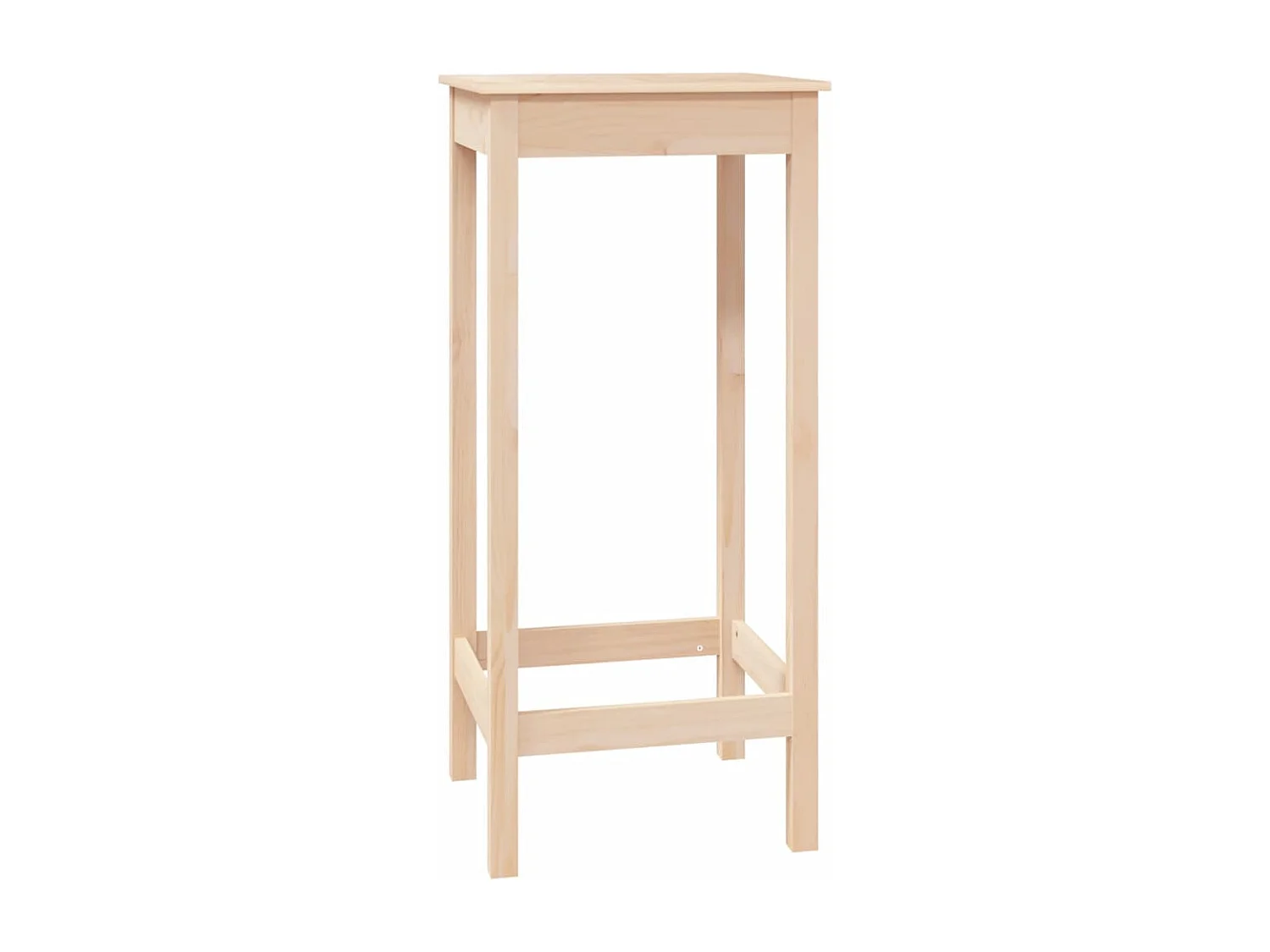Table de bar 50x50x110 cm bois massif de pin