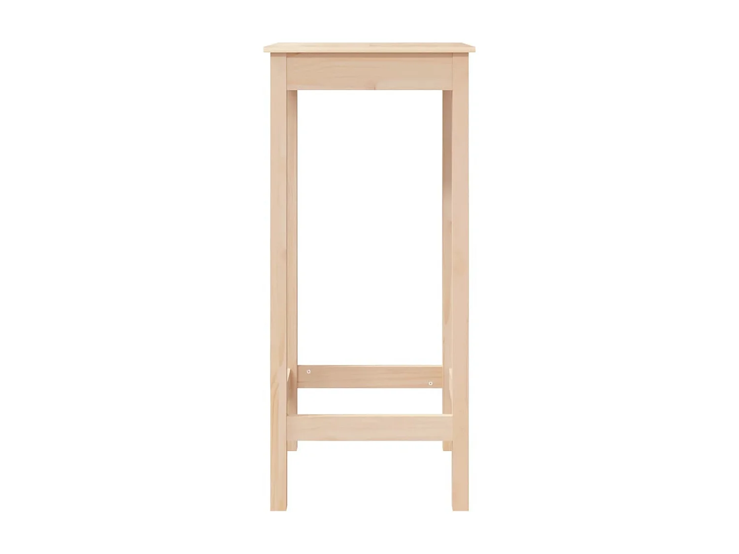 Mesa de bar 50x50x110 cm madeira de pinho maciça