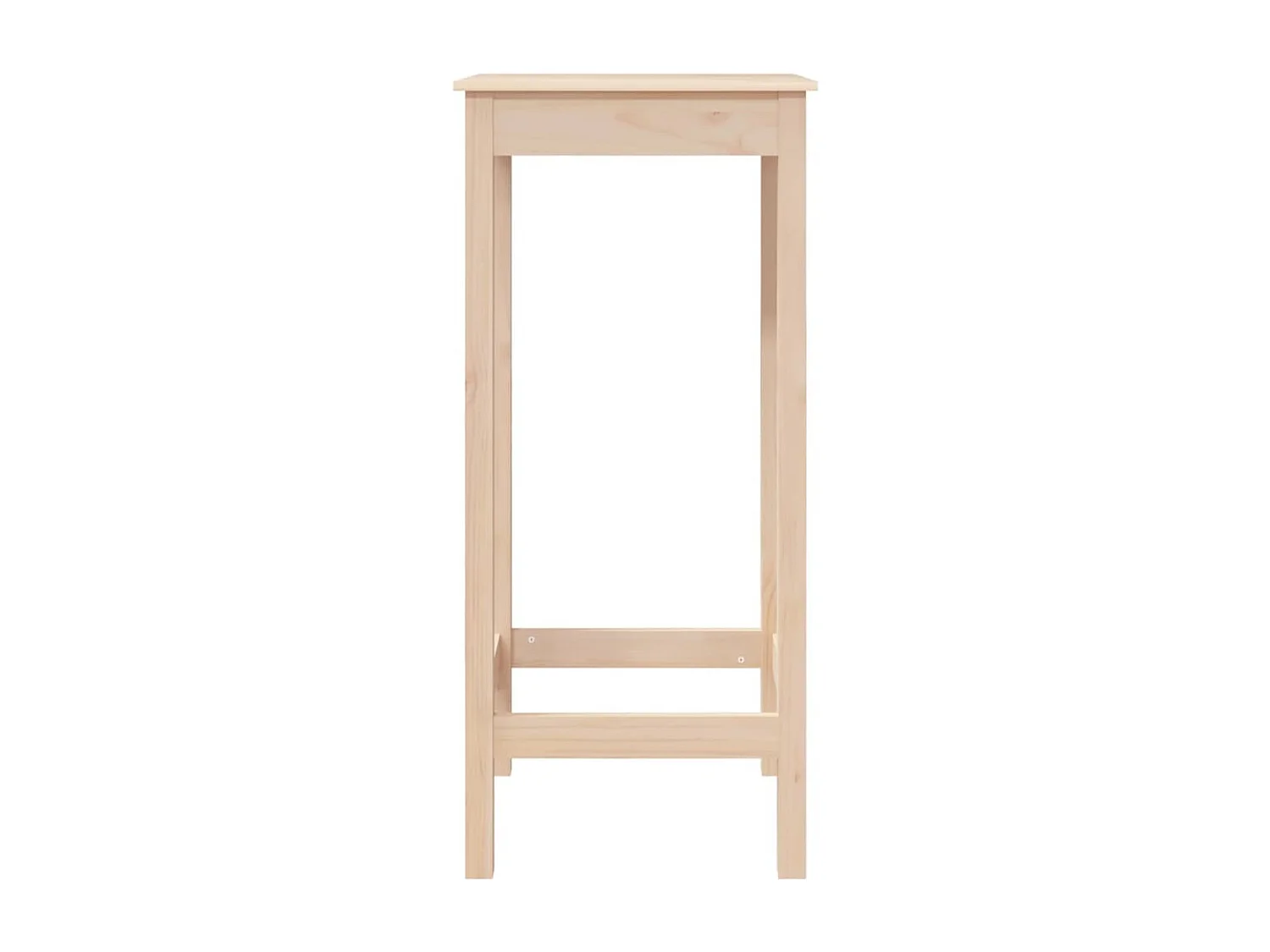 Mesa de bar 50x50x110 cm madeira de pinho maciça