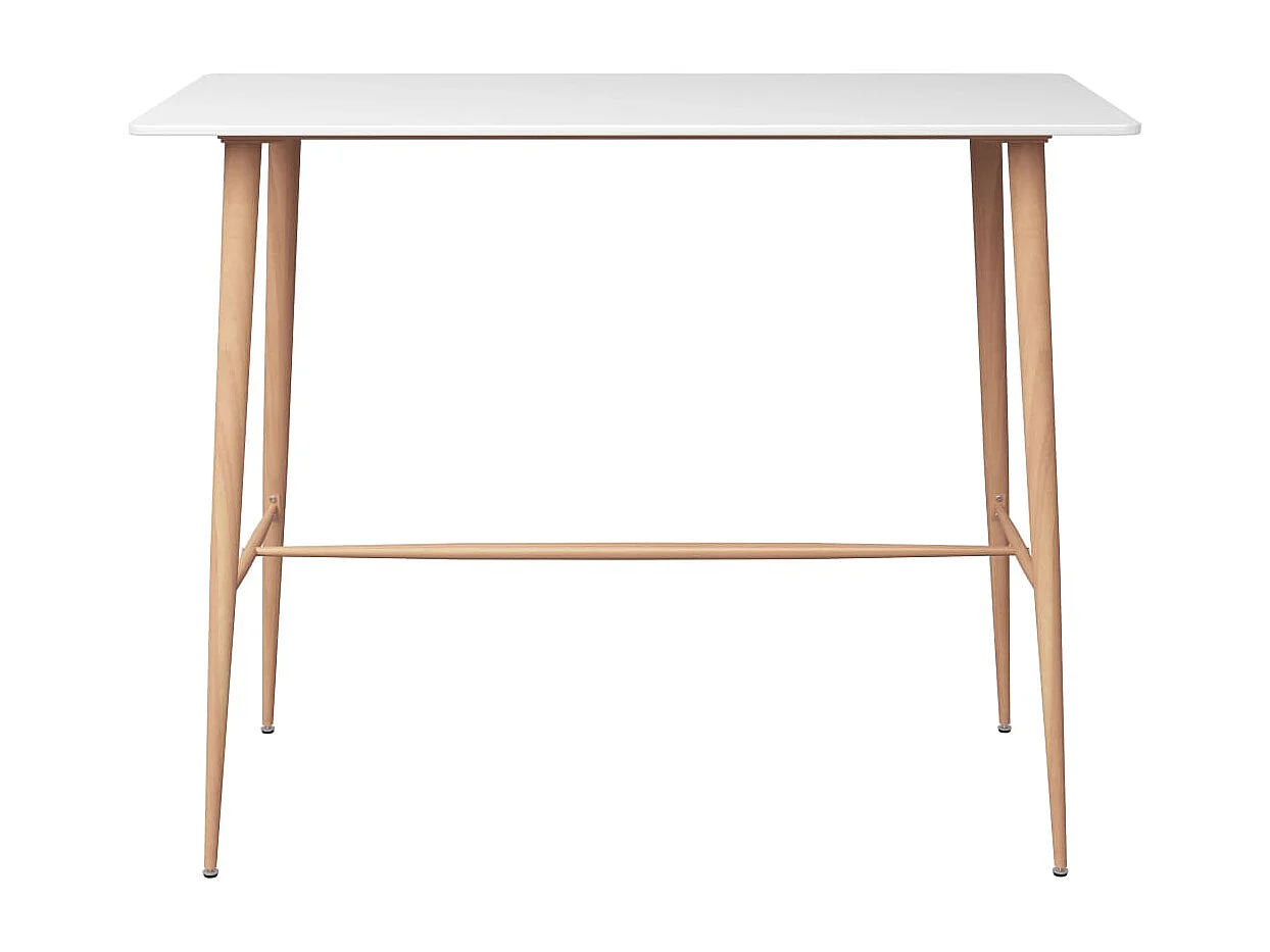 Table de bar Blanc 120x60x105 cm