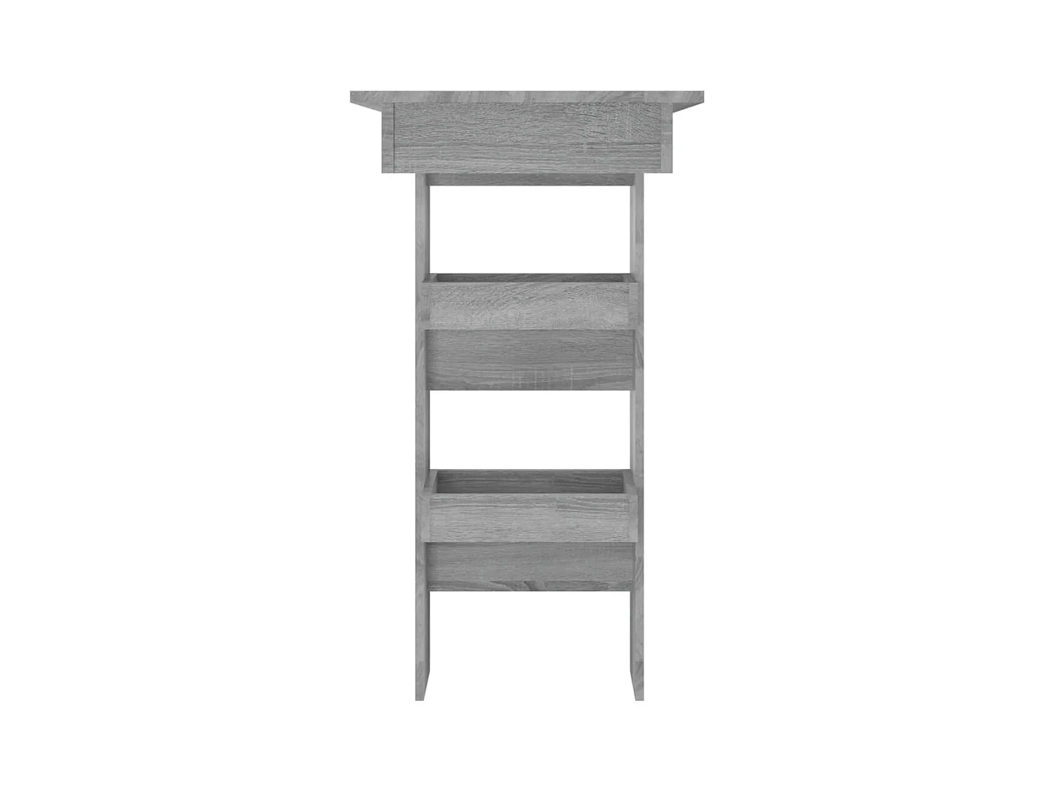 Table bar murale Sonoma gris 102x45x103,5 cm Bois d'ingénierie