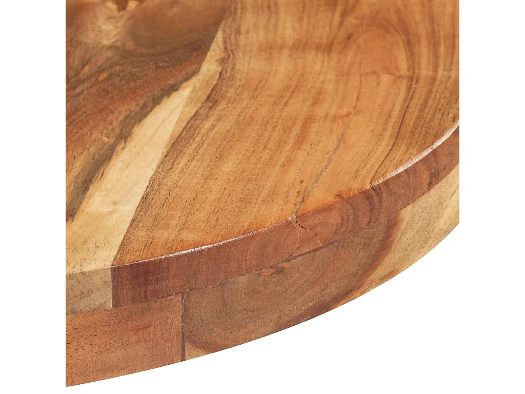 Table de bistro Ronde Ø80x75 cm Bois d'acacia massif