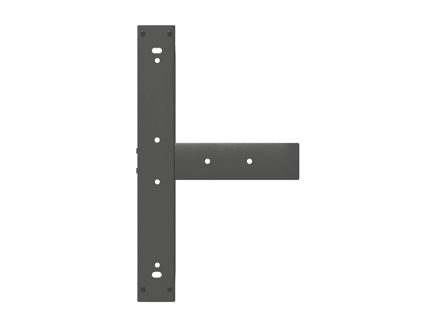 Table de bar marron clair bois de chêne massif rectangulaire