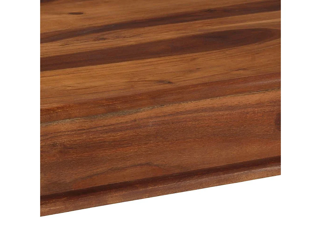 Mesa alta de madera maciza de acacia 120x60x107 cm