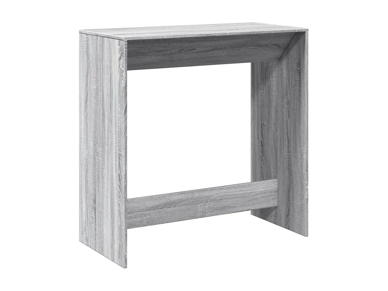Table de bar sonoma gris 102x50x103,5 cm bois d'ingénierie