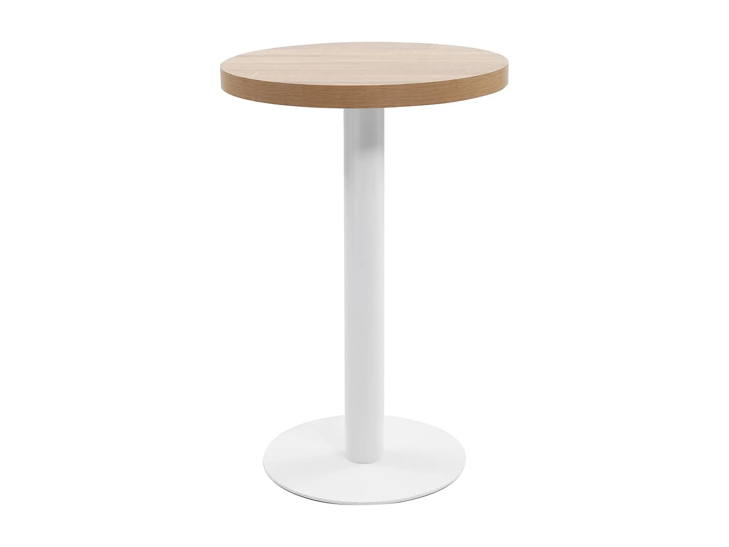 Table de bistro Marron clair 50 cm MDF
