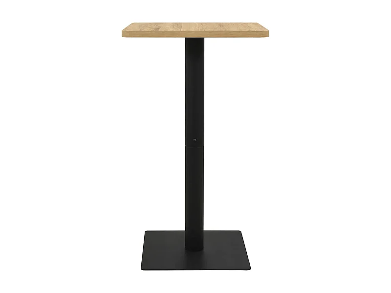 Table de bistro Couleur chêne 70x70x107 cm