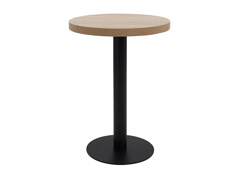Table de bistro Marron clair 60 cm MDF