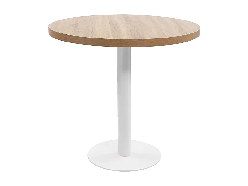 Table de bistro Marron clair 80 cm MDF