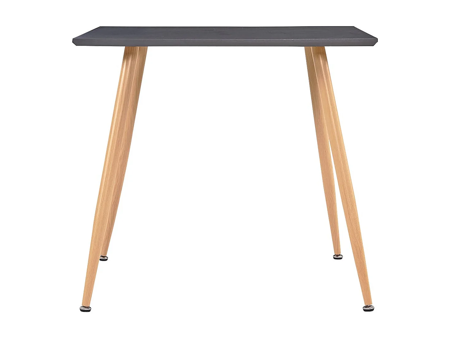 Table de salle à manger Gris et chêne 80,5x80,5x73 cm MDF