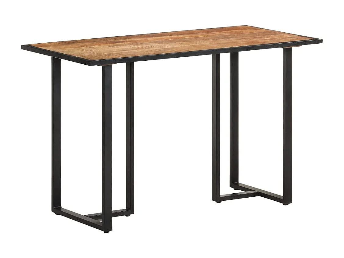 Table de salle à manger 120 cm Bois de manguier brut
