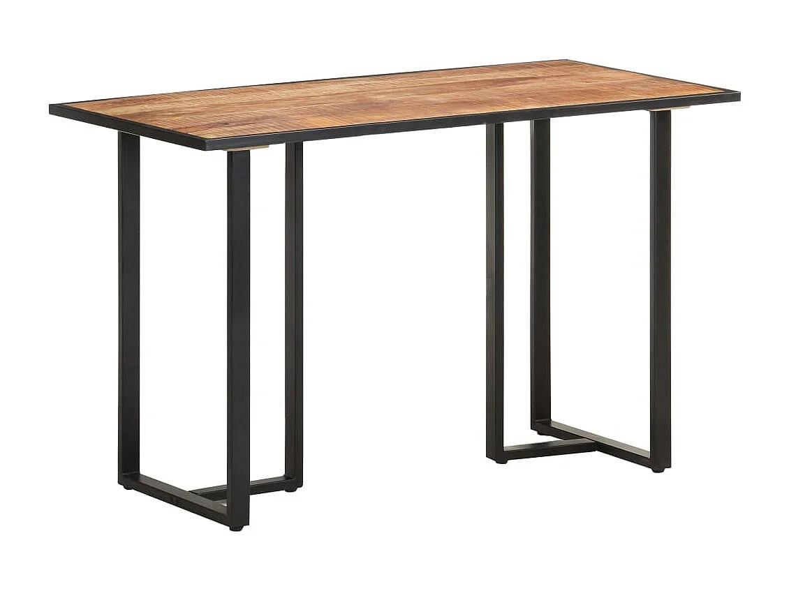 Table de salle à manger 120 cm Bois de manguier brut