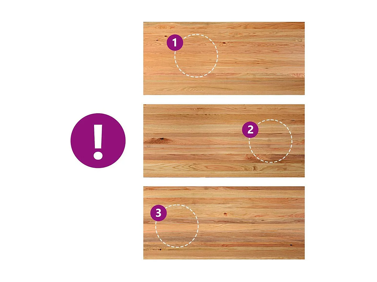 Table à manger marron clair bois de chêne massif rectangulaire