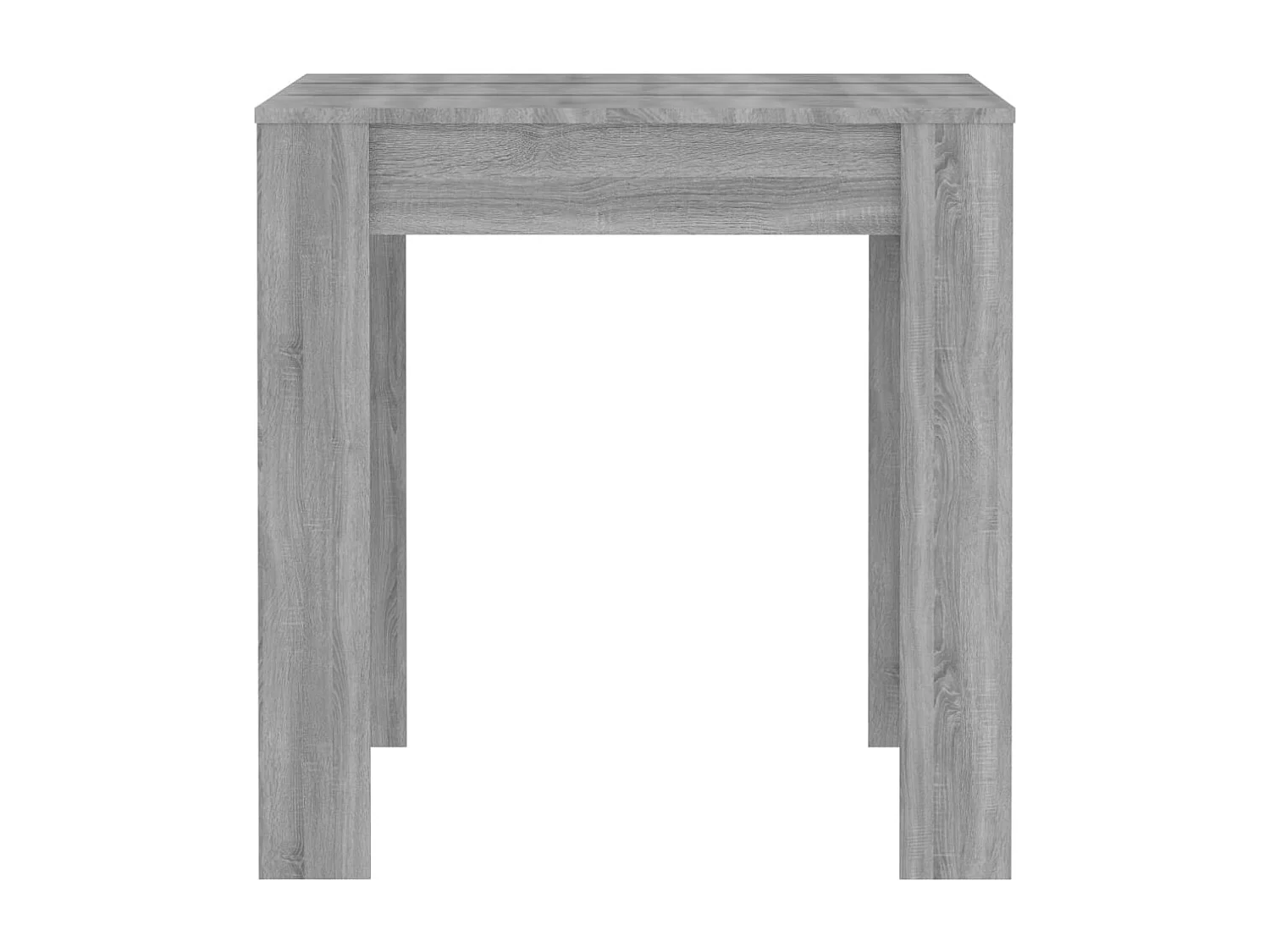 Table à manger Sonoma gris 140x74,5x76 cm Bois d'ingénierie