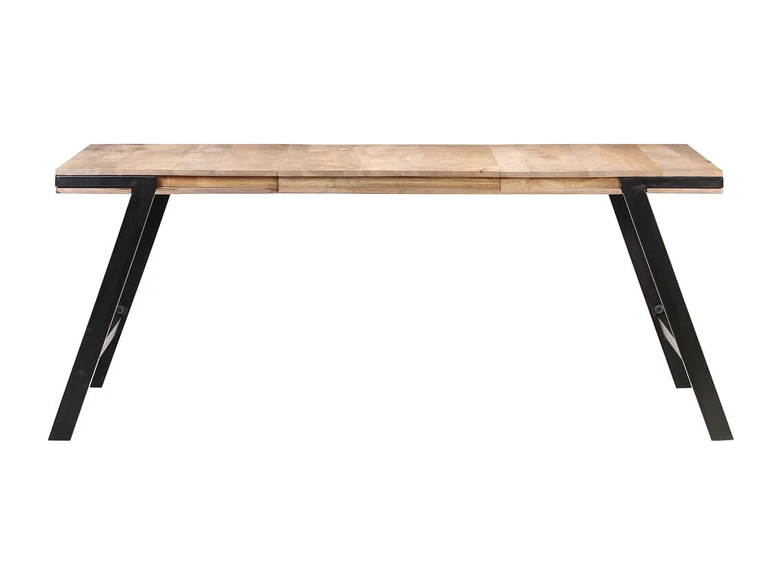 Mesa de jantar 180x90x76 cm madeira de mangueira maciça