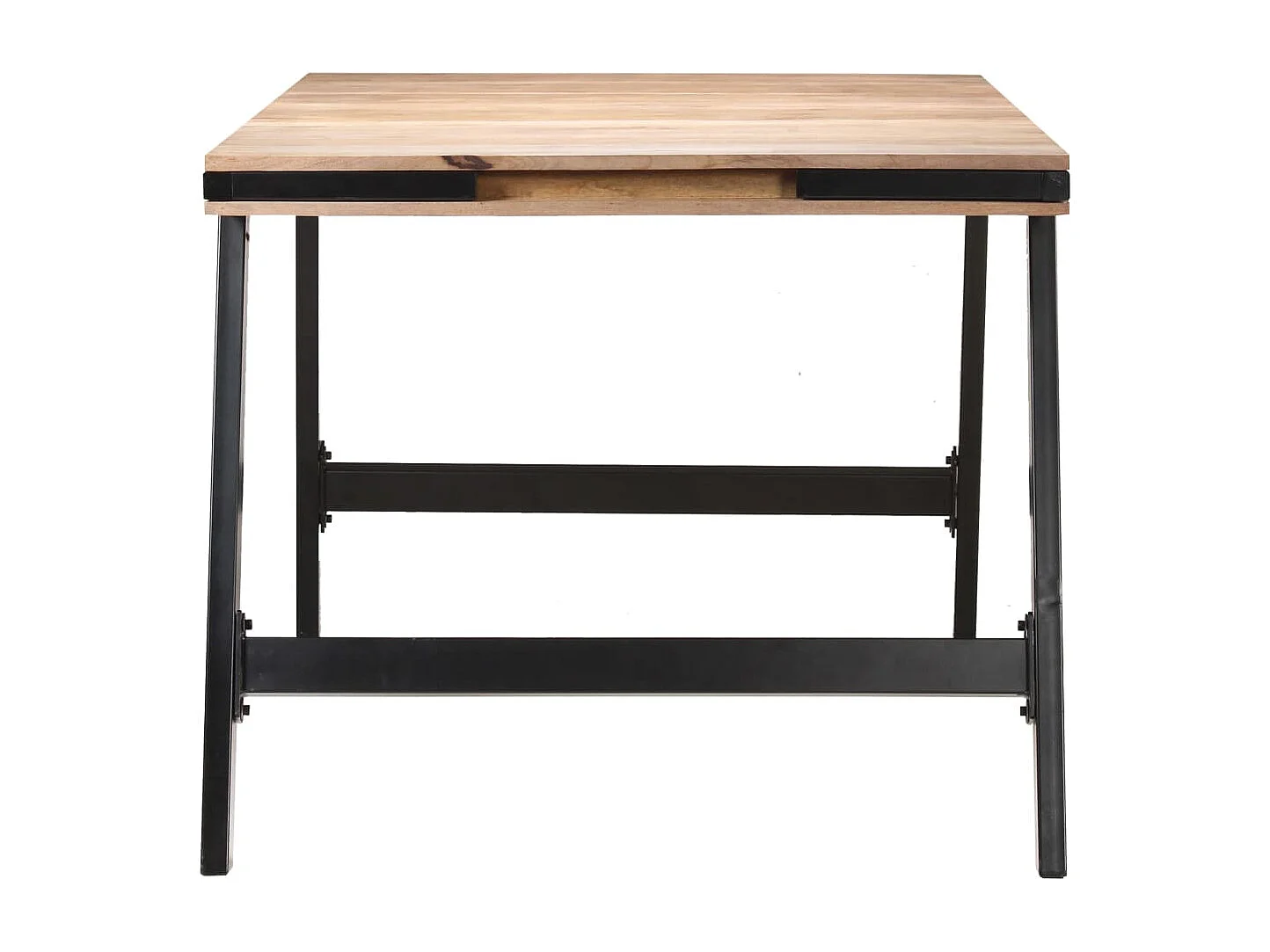 Mesa de comedor de madera maciza de mango 180x90x76 cm