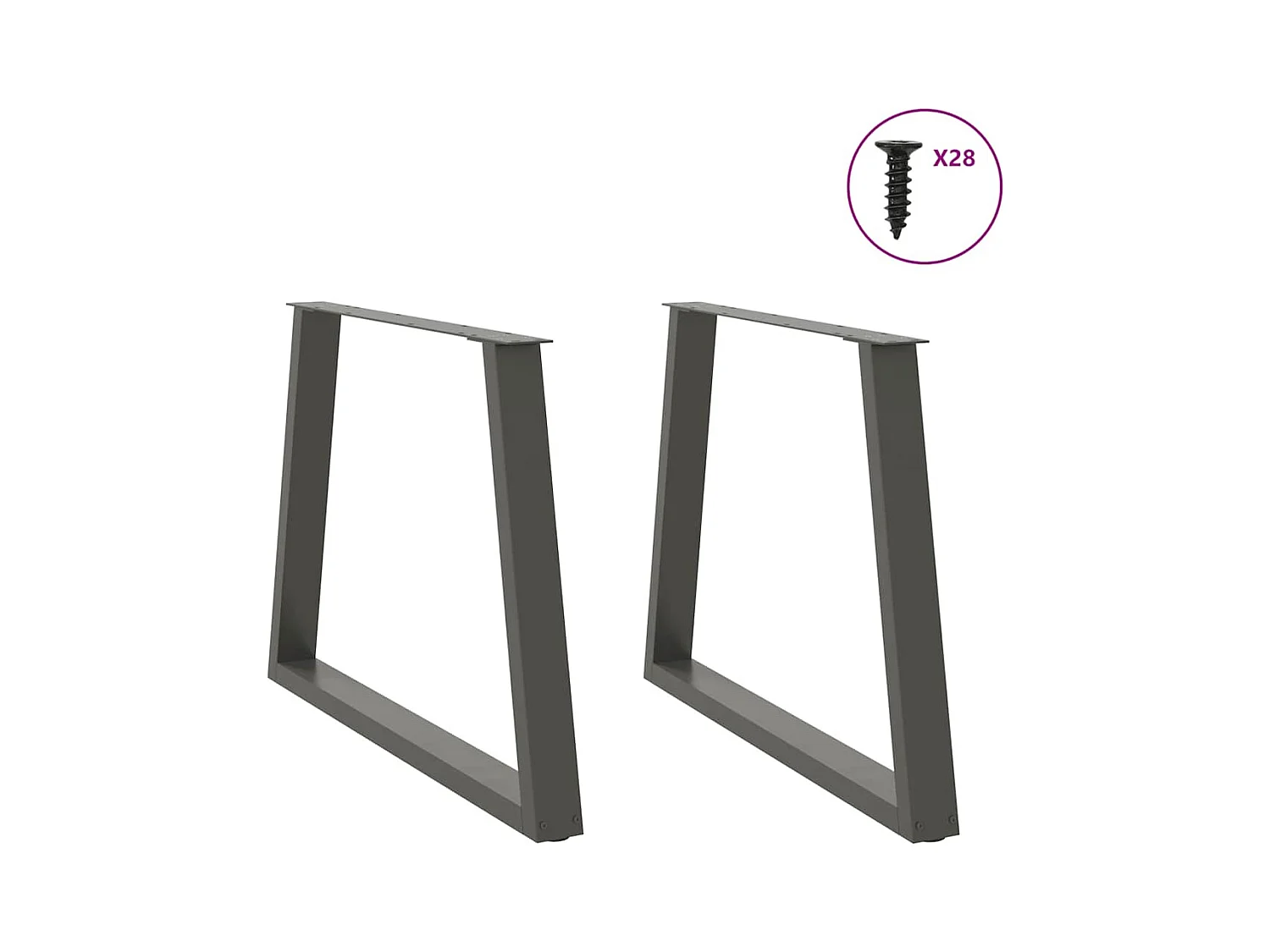 Table à manger marron clair bois de chêne massif rectangulaire