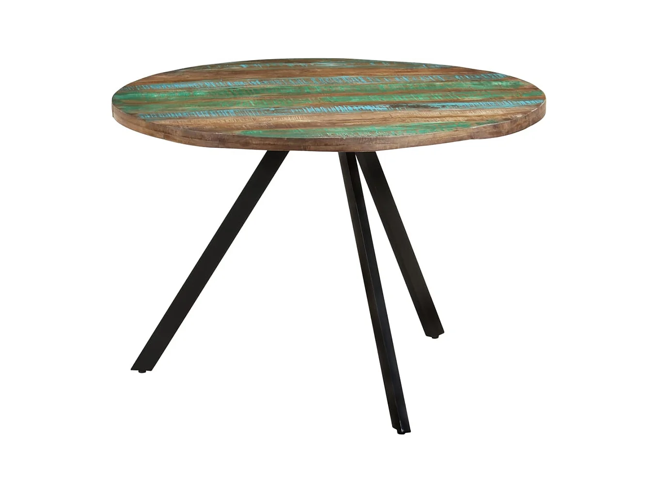 Table à manger 110x75 cm Bois massif de récupération