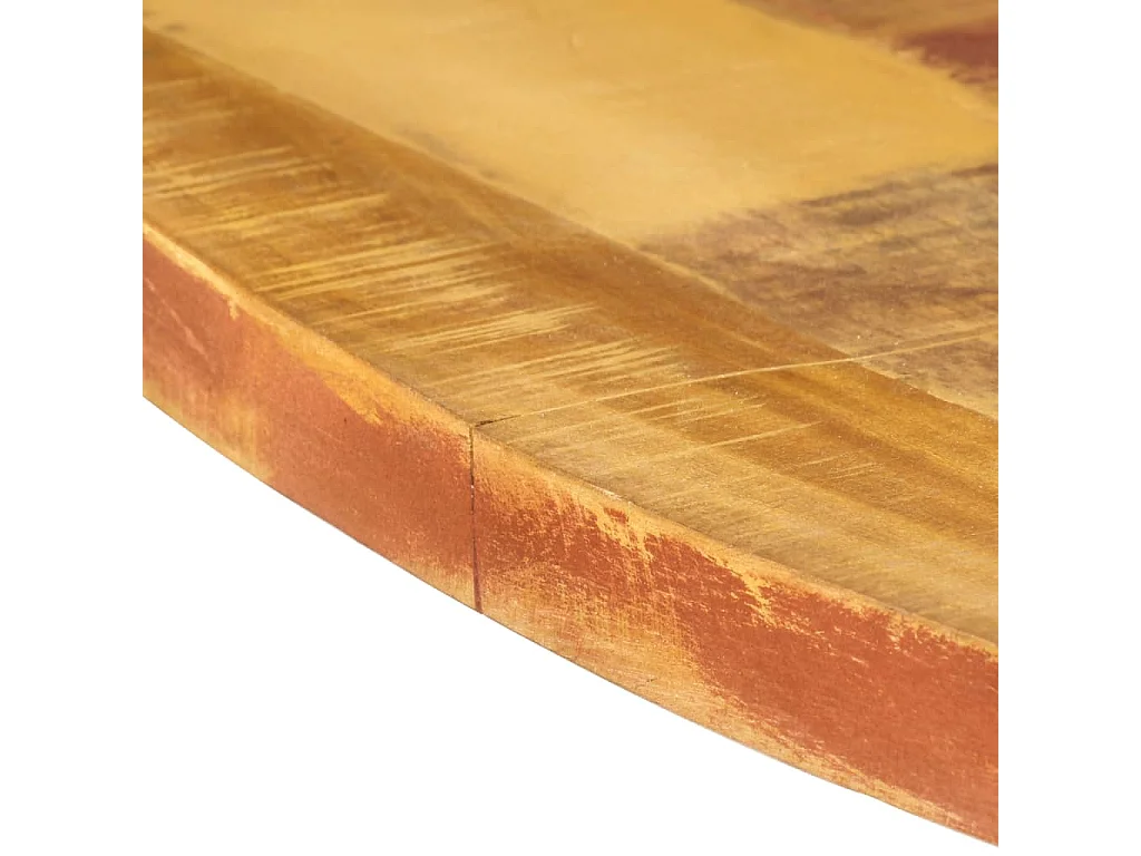 Table à manger ronde 175x75 cm Bois de récupération massif