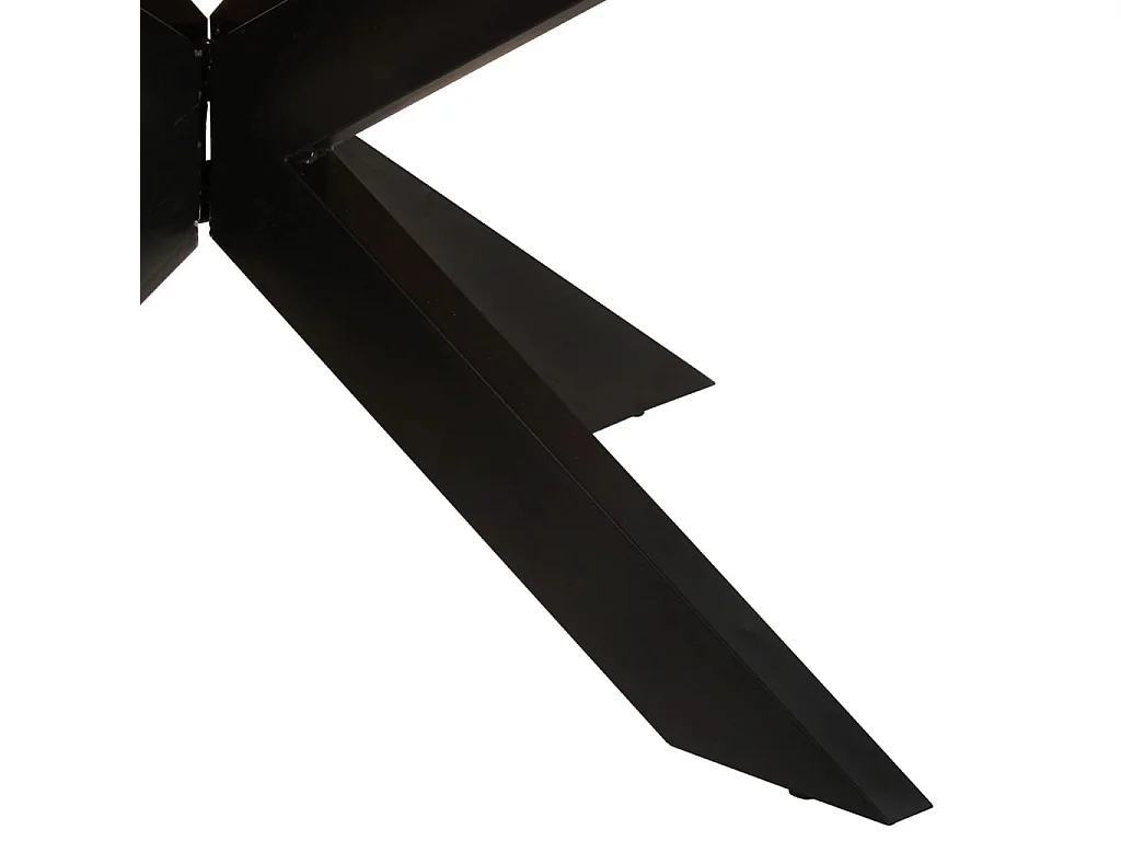 Table à manger ronde 175x75 cm Bois de récupération massif