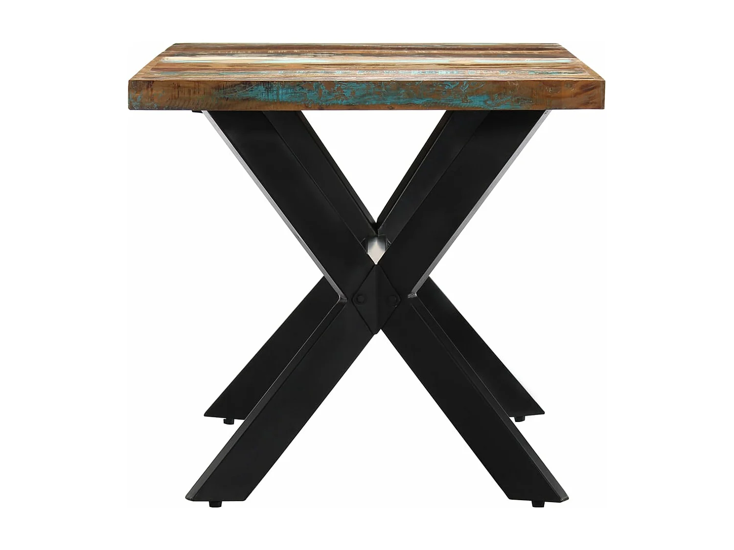 Table à manger 140x70x75 cm Bois de récupération massif