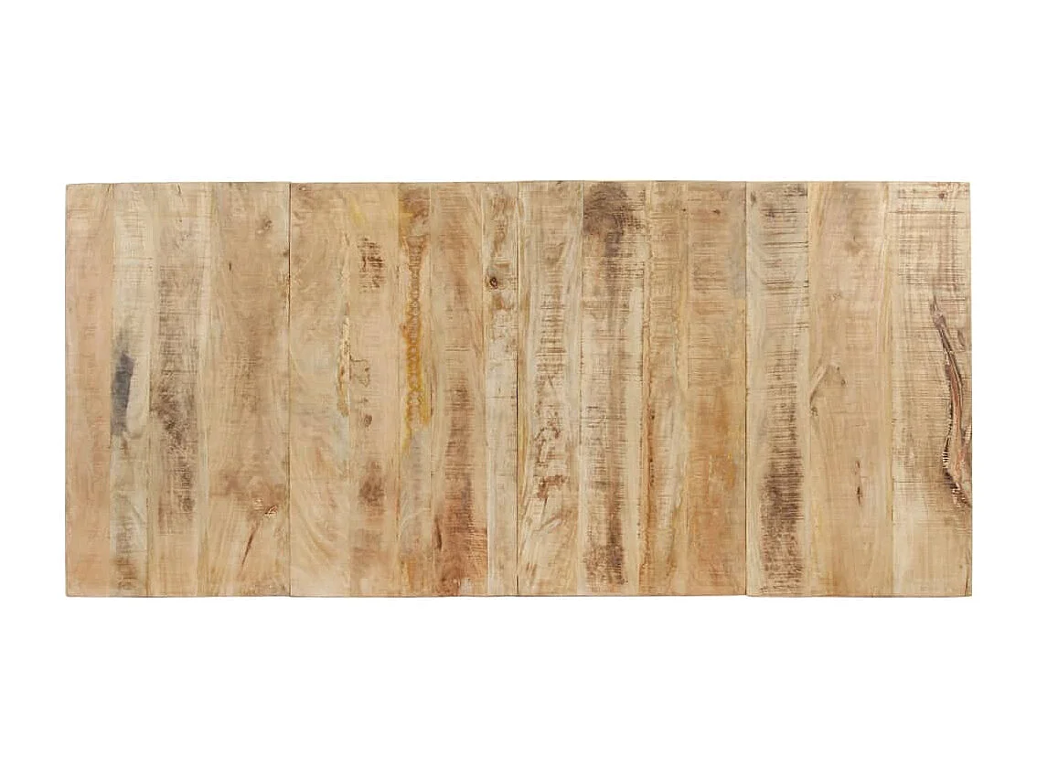 Mesa de jantar 200x90x76 cm madeira de mangueira áspera