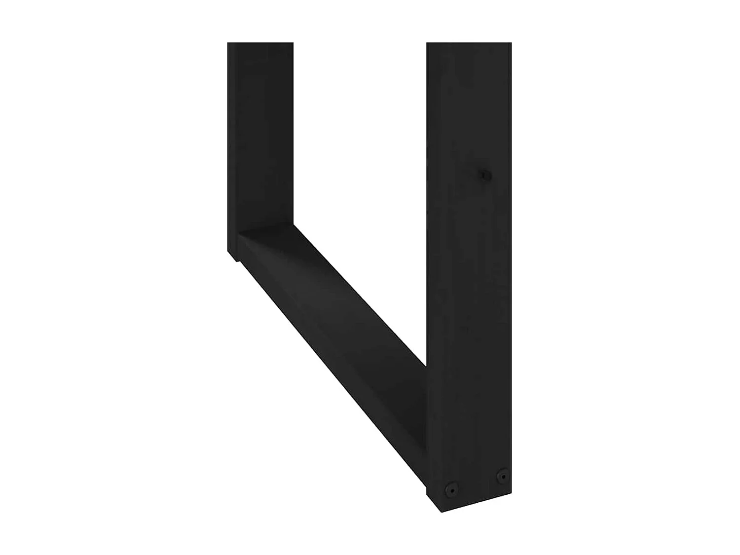 Table à manger NOAIN pieds en forme de U 160x90x75cm massif pin