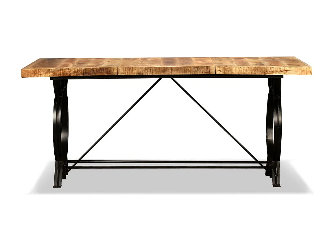 Table de salle à manger Bois de manguier brut 180 cm