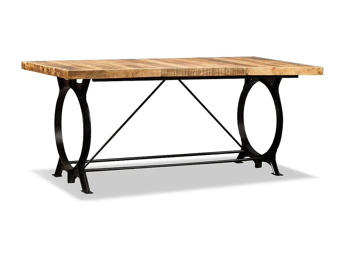 Table de salle à manger Bois de manguier brut 180 cm